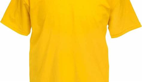 Cotton Plain Yellow Round Neck Casual Half Sleeves T Shirt at Rs 255 in