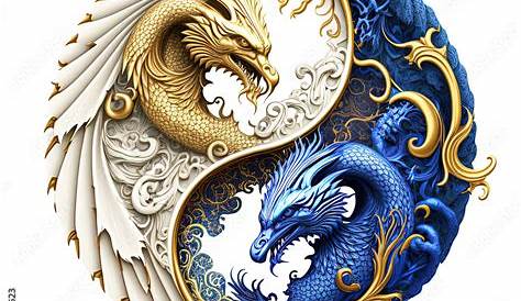 Yin-Yang Dragons by HelenaEB on DeviantArt