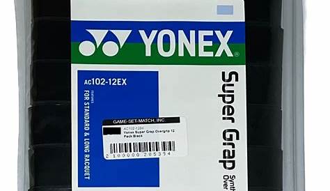 Yonex Super Grap Overgrip (8 Pieces) AC102-EX PU Grip for Badminton