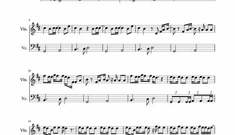 Young and beautiful Violin, Flute, Piano sheet music download free in