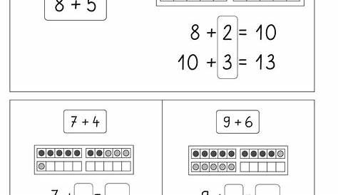 Kopfrechenblätter für den Zahlenraum bis 20 | Mathe für erstklässler