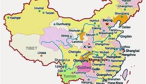 ZHANGJIAJIE NATIONAL FOREST PARK, China: CHINA MAP