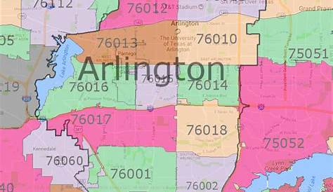 3 Best Arlington TX Zip Code Map Options Arlington Texas Today