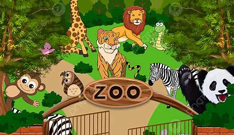 Cute Zoo Animals Clipart | Clipart library - Free Clipart Images