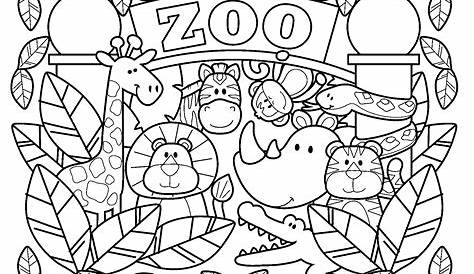Coloring page Zoo #12740 (Animals) – Printable Coloring Pages