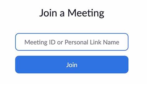 Join Zoom - You can join a zoom meeting with your internet browser on