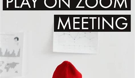 Zoom Meeting Activities For Distance Learning in Kindergarten