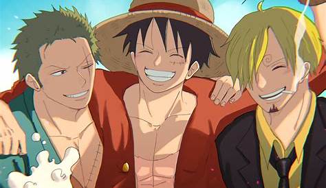 Sanji, Luffy and Zoro One Piece | Roronoa