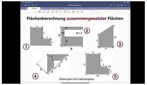 Zusammengesetzte Flächen Übung 3