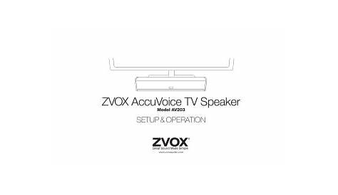 ZVOX AccuVoice AV203 TV Speaker Review Compact and Clear GearDiary