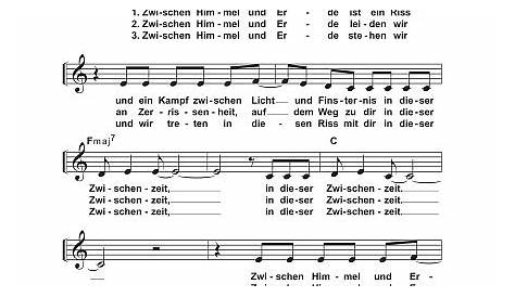 Himmel und Erde müssen vergeh'n - Noten, Liedtext, MIDI, Akkorde