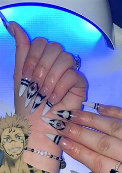 Acrylic Anime Nails