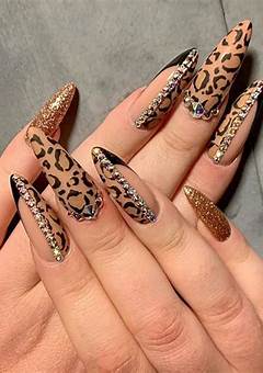 Acrylic Leopard Print Nails: A Trendy And Fierce Nail Art Design In 2023