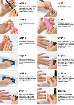 How To Apply Gel Polish On Acrylic Nails