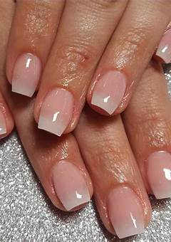 Natural Looking Acrylic Nails Short