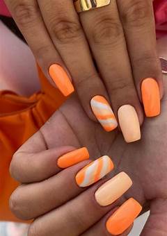 Orange Acrylic Nails Ideas: Brighten Up Your Look In 2023