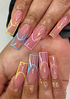 Square Summer Acrylic Nails: Stay Trendy In 2023