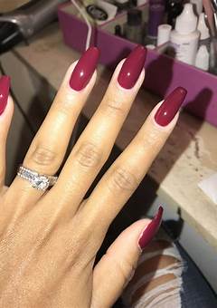 Wine Colored Acrylic Nails: The Latest Trend In Nail Fashion