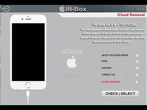 Download iN-Box V4.8.0 / iN-Box V4.6.8 iPhone iCloud Removal