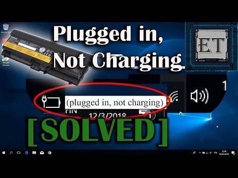 How to Fix Laptop Battery “Plugged in, Not Charging”