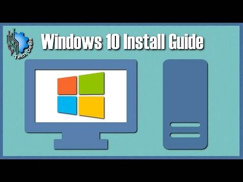 Complete Guide — Installing Windows 10 on a New PC Build — Tech Deals