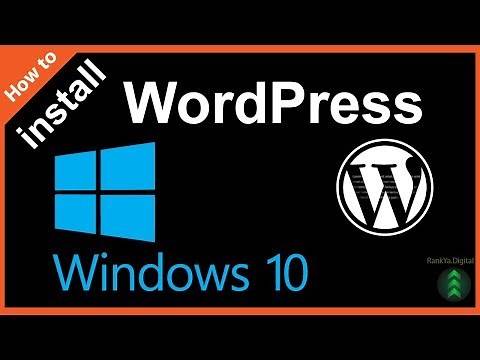 How to Install WordPress on Windows 10
