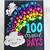 100 days of school rainbow