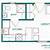 12x20 cabin floor plan