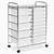 15 drawer rolling cart (clear)