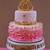 1st birthday cake ideas pink and gold