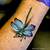 3D Dragonfly Tattoo Designs