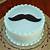 50 year old mustache cake ideas