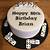 75th birthday cake ideas decorated with dominos for women