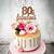 80th birthday cake ideas female