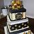 80th birthday gold cake ideas for him