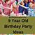 9 year old birthday party ideas
