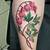 Bleeding Heart Flower Tattoo