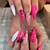 Boho Beauty: Pink Nail Designs for a Free-Spirited Fall Style