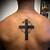 Bold Black Cross Tattoo