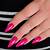 Bold and Vibrant: Striking Pink Nails to Brighten Up Your Fall Days