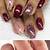 Burgundy Chrome Nails: Unlock a World of Fashion Possibilities with this Trendsetting Look!