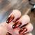 Celebrate Autumn in Style: Chic Fall Cat Eye Nail Designs