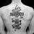 Celtic Cross Back Tattoo