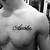 Chest Name Tattoo Designs