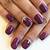 Chic and Charming: Stand Out with Dark Plum Nails
