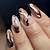 Chic and Divinely Sweet: Sublime Chocolate Brown Nail Designs