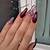 Chrome Meets Burgundy: Create Nail Magic with this Gorgeous Combo!