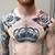 Cool Chest Tattoos For Guys