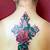 Cross And Rose Tattoos