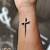 Cross Tattoo By Eye